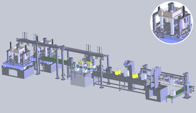 洗衣机内桶自动化生产线